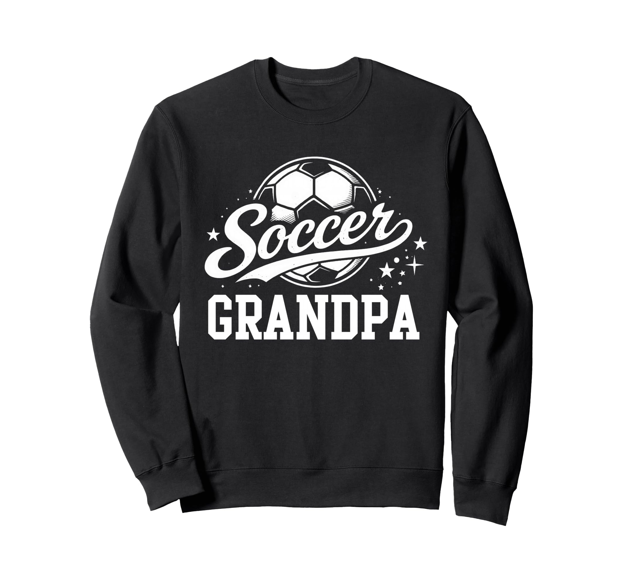Soccer Grandpa Soccer Ball Sweatshirt - Custom Art Print Unisex - T-Shirt, Sweatshirt, Hoodie