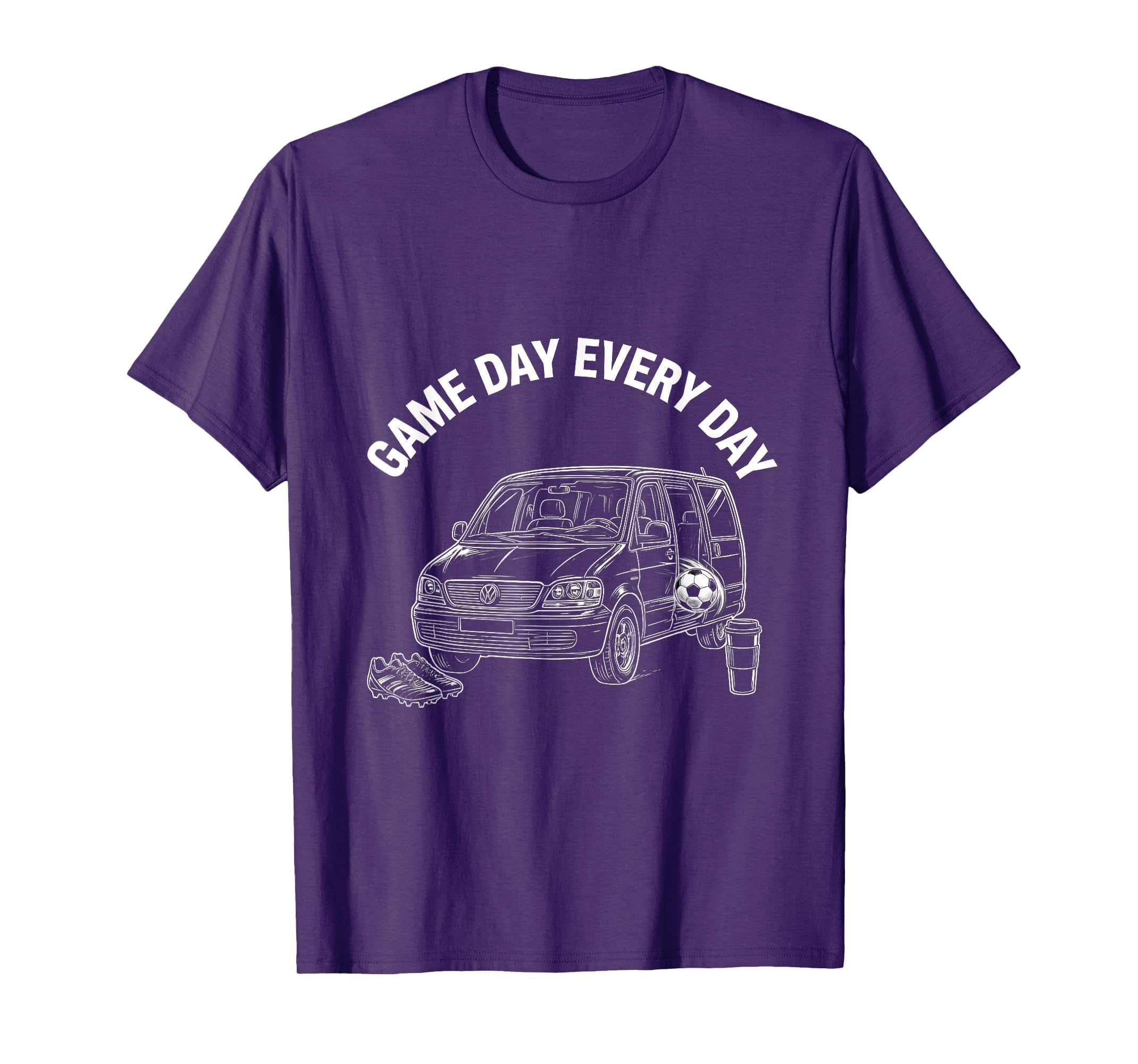 Game Day Every Day Soccer Mom T-Shirt - Aesthetic Graphic Unisex - T-Shirt, Sweatshirt, Hoodie