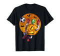 Soccer Pumpkin Halloween Soccer T-Shirt - Graphic Print for Adults - T-Shirt, Sweatshirt, Hoodie