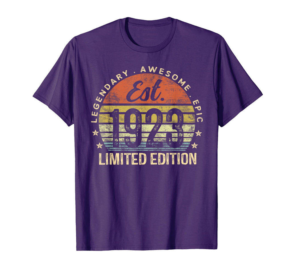 Est 1923 103Rd Birthday 103 Year T-Shirt - Fun Novelty Design for Adults - T-Shirt, Sweatshirt, Hoodie