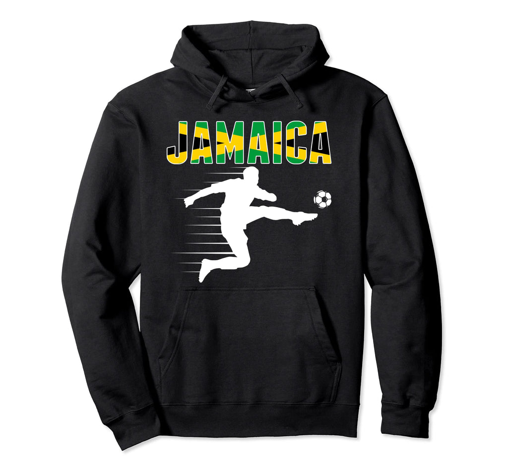 Jamaica Soccer Lovers Jersey Support Hoodie - Minimalist Print Unisex - T-Shirt, Sweatshirt, Hoodie