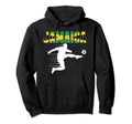Jamaica Soccer Lovers Jersey Support Hoodie - Minimalist Print Unisex - T-Shirt, Sweatshirt, Hoodie