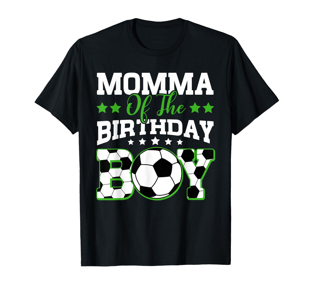 Momma Birthday Soccer Family Matching T-Shirt - Custom Art Print Unisex - T-Shirt, Sweatshirt, Hoodie