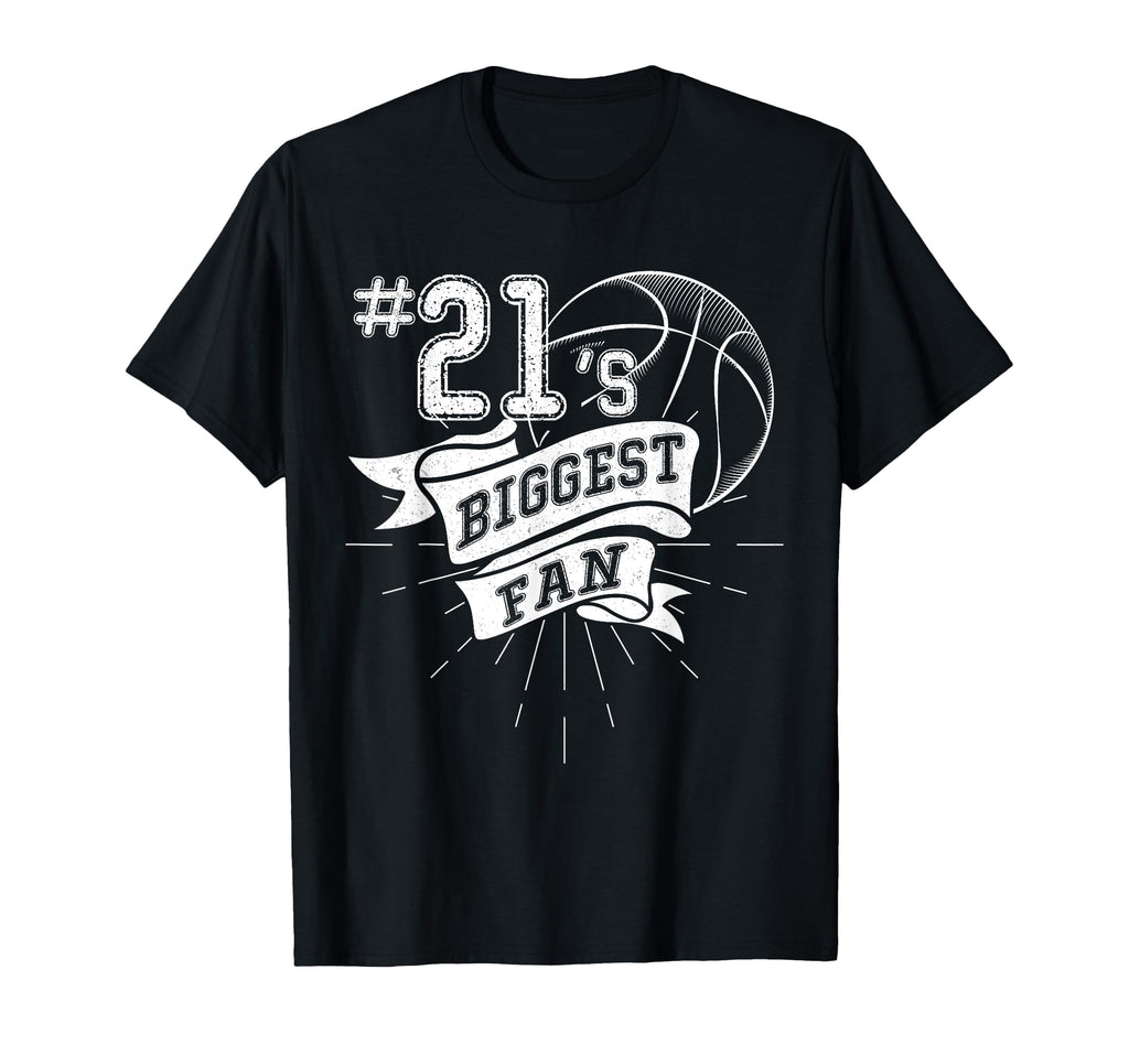 Biggest Fan Baseball Player Number 21 T-Shirt - Streetwear Style Unisex - T-Shirt, Sweatshirt, Hoodie