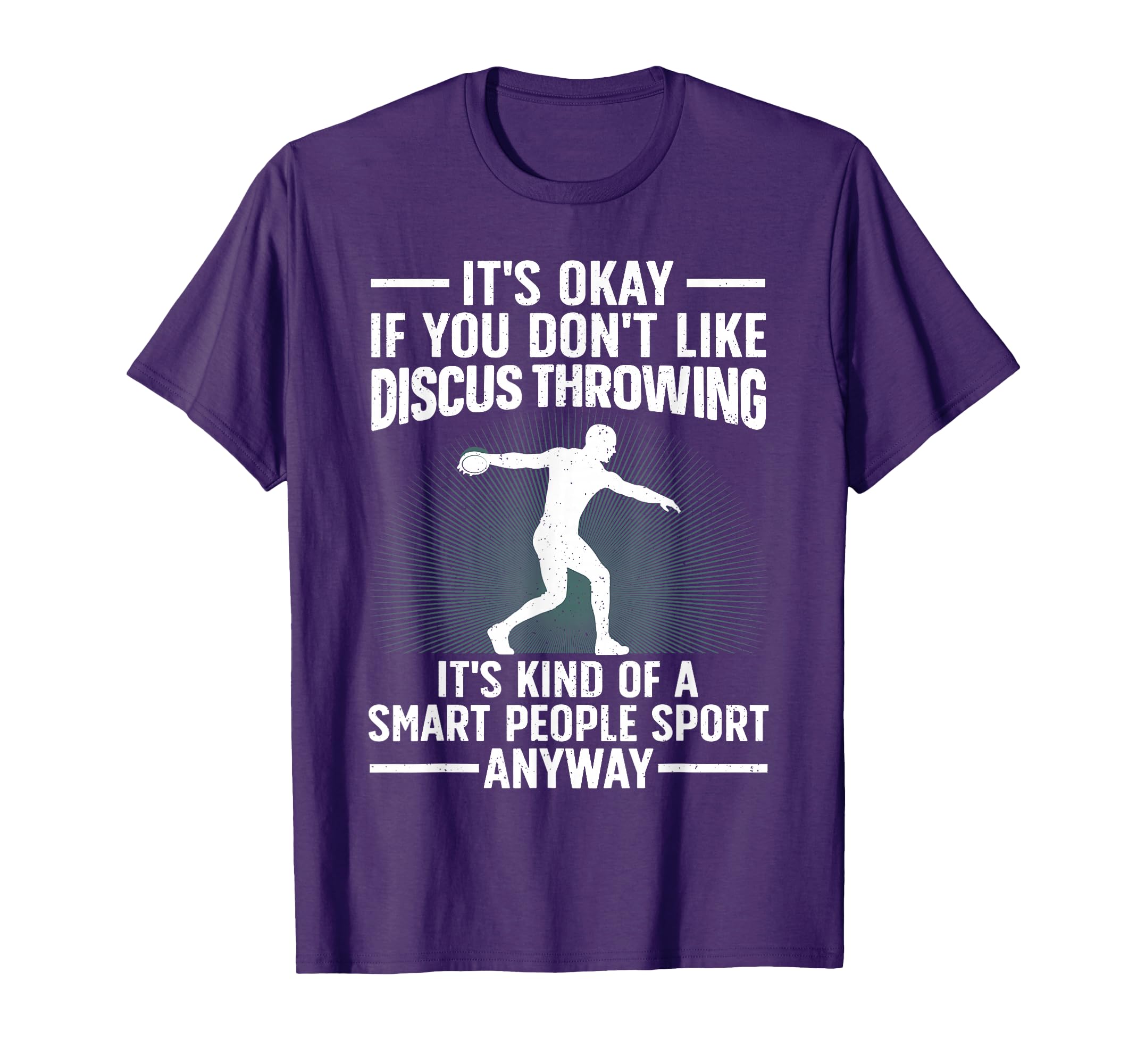 Discus Throwing Art Athletics Discus T-Shirt - Trendy Graphic for Adults - T-Shirt, Sweatshirt, Hoodie