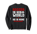 Soccer Is His World Soccer Aunt Sweatshirt - Streetwear Style Unisex - T-Shirt, Sweatshirt, Hoodie