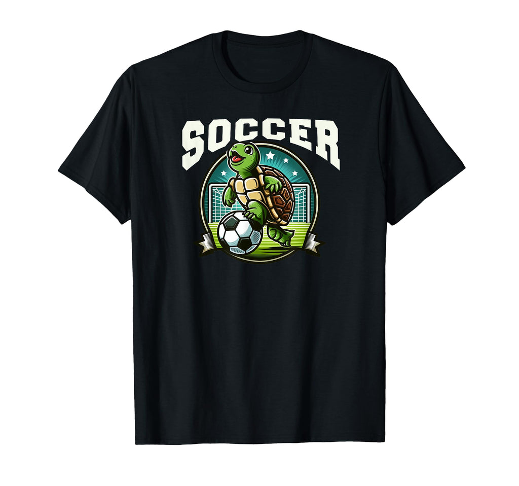 Soccer Turtle Playing Soccer Gear T-Shirt - Graphic Print for Adults - T-Shirt, Sweatshirt, Hoodie
