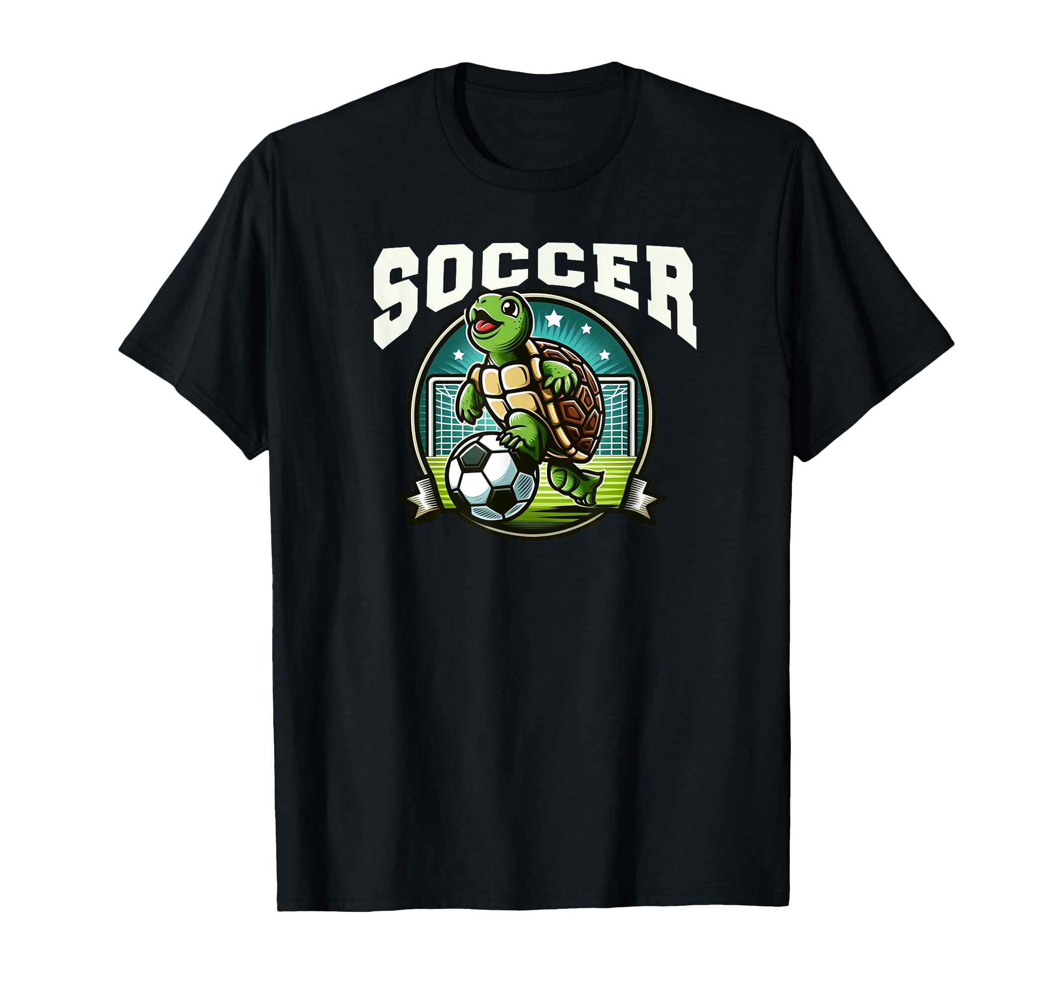 Soccer Turtle Playing Soccer Gear T-Shirt - Graphic Print for Adults - T-Shirt, Sweatshirt, Hoodie