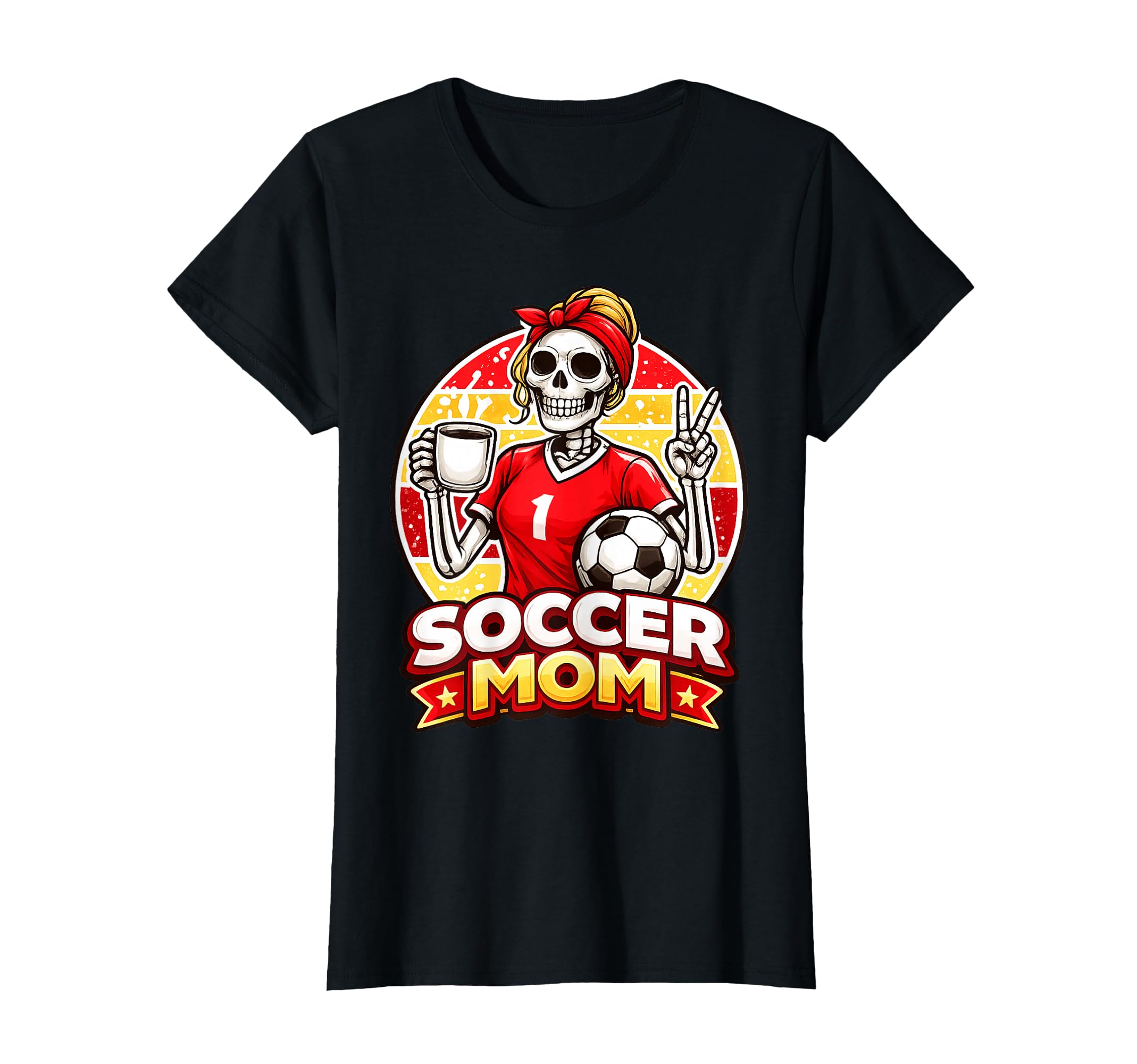 Soccer Mom Game Day Coffee Lover T-Shirt - Trendy Graphic Unisex - T-Shirt, Sweatshirt, Hoodie