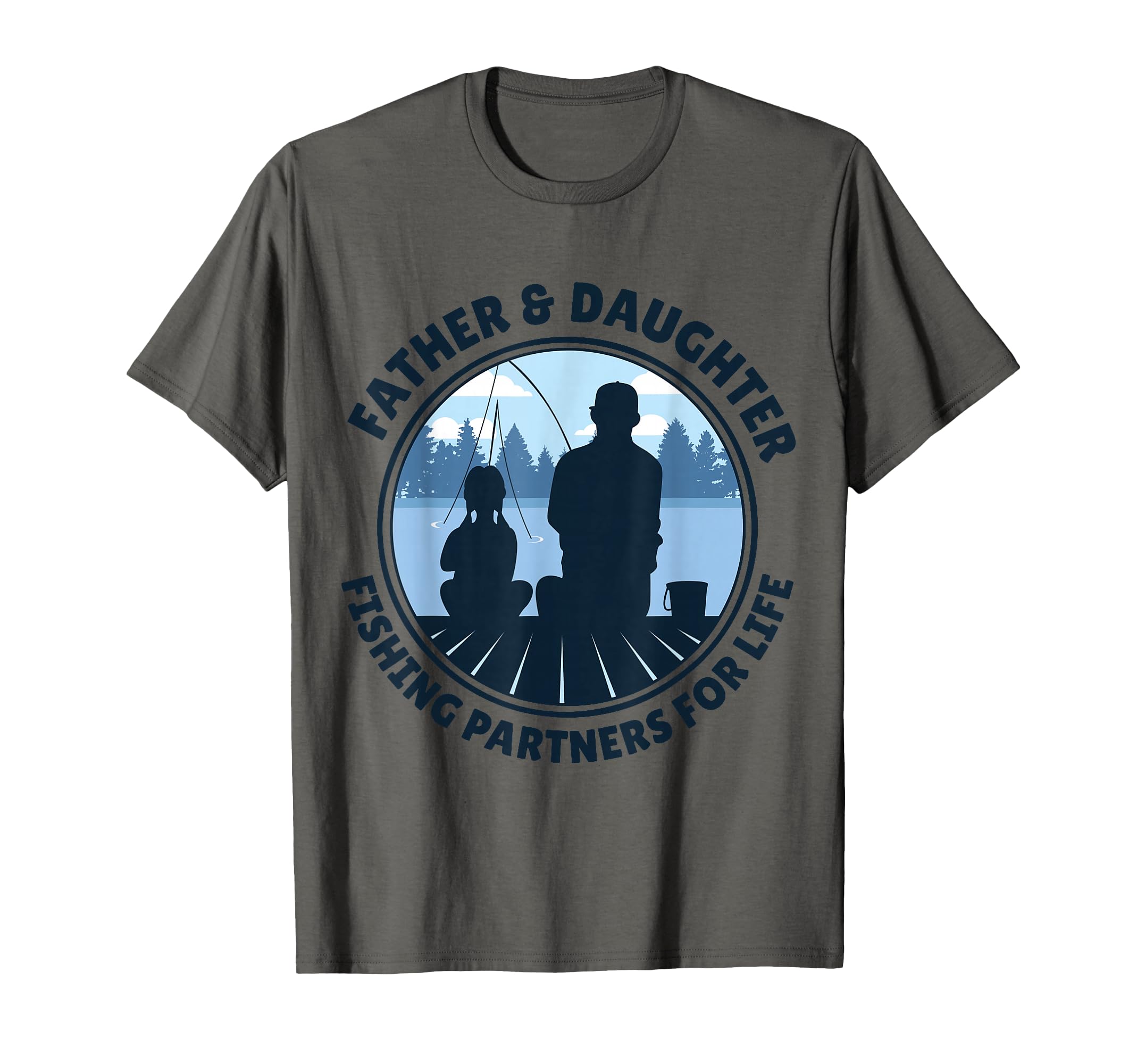 Father Daughter Fishing Partners Life T-Shirt - Trendy Graphic Unisex - T-Shirt, Sweatshirt, Hoodie