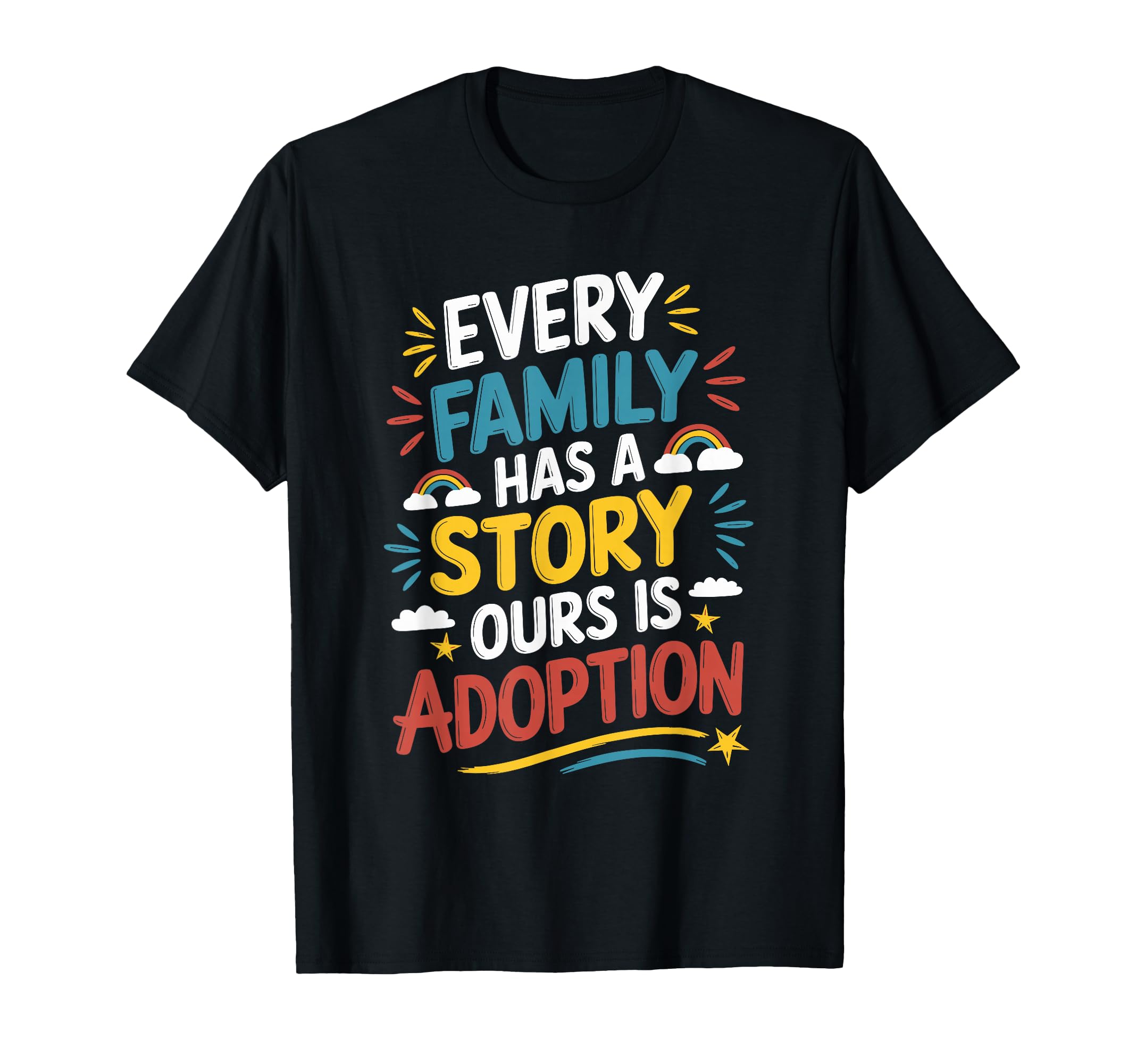 Adoptive Mom Adoption Dad And T-Shirt - Custom Art Print for Adults - T-Shirt, Sweatshirt, Hoodie