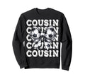 Coquette Soccer Cousin Matching Sweatshirt - Unique Graphic for Adults - T-Shirt, Sweatshirt, Hoodie