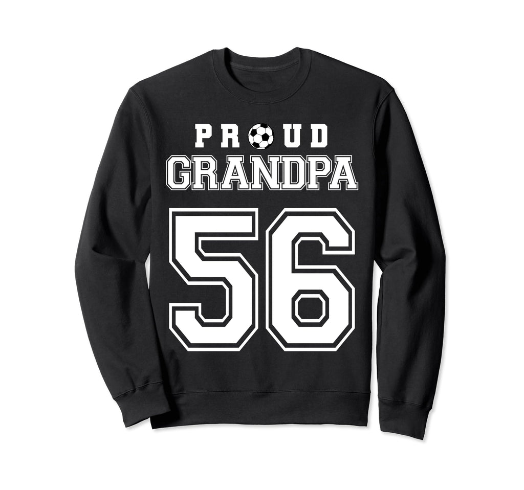 Number 56 Custom Proud Soccer Futbol Sweatshirt - Minimalist Print Unisex - T-Shirt, Sweatshirt, Hoodie