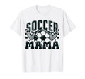 Heart Soccer Mama Checkered Soccer Mom T-Shirt - Graphic Print for Adults - T-Shirt, Sweatshirt, Hoodie