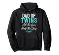 Dad Twins All Love Half Sleep Twin Dad Hoodie - Minimalist Print for Adults - T-Shirt, Sweatshirt, Hoodie