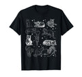 90S Tattoo Cat Kitten Nature Cat T-Shirt - Minimalist Print for Adults - T-Shirt, Sweatshirt, Hoodie