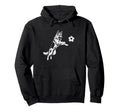 German Shepherd Soccer Player Dog Hoodie - Casual Everyday Wear Men Women - T-Shirt, Sweatshirt, Hoodie