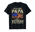 Im Dad Papa And Veteran Nothing T-Shirt - Streetwear Style Men Women - T-Shirt, Sweatshirt, Hoodie