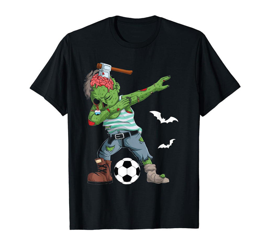Dabbing Zombie Playing Soccer Player T-Shirt - Trendy Graphic for Adults - T-Shirt, Sweatshirt, Hoodie