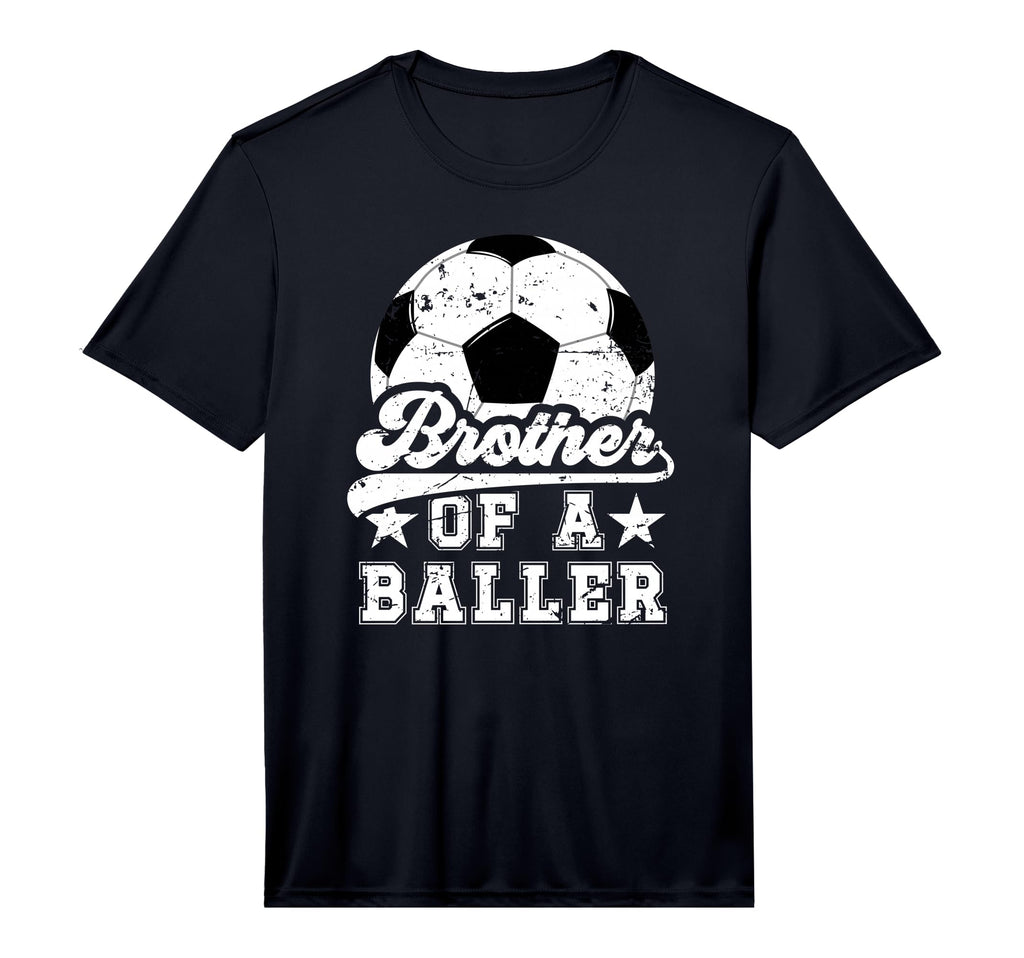 Brother Baller Soccer Brother T-Shirt - Fun Novelty Design Men Women - T-Shirt, Sweatshirt, Hoodie