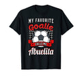 My Favorite Goalie Calls Me Abuelita T-Shirt - Unique Graphic Unisex - T-Shirt, Sweatshirt, Hoodie