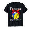 Im Mom Busy Raising Ballers Softball T-Shirt - Streetwear Style Unisex - T-Shirt, Sweatshirt, Hoodie