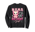 Nana Birthday Cat Kitty Family Sweatshirt - Casual Everyday Wear Unisex - T-Shirt, Sweatshirt, Hoodie