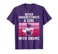 Funny Drummer Art Drumming Drum Set T-Shirt - Custom Art Print for Adults - T-Shirt, Sweatshirt, Hoodie