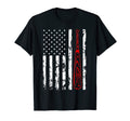 American Flag Baseball Flag Dad Mom T-Shirt - Custom Art Print Men Women - T-Shirt, Sweatshirt, Hoodie