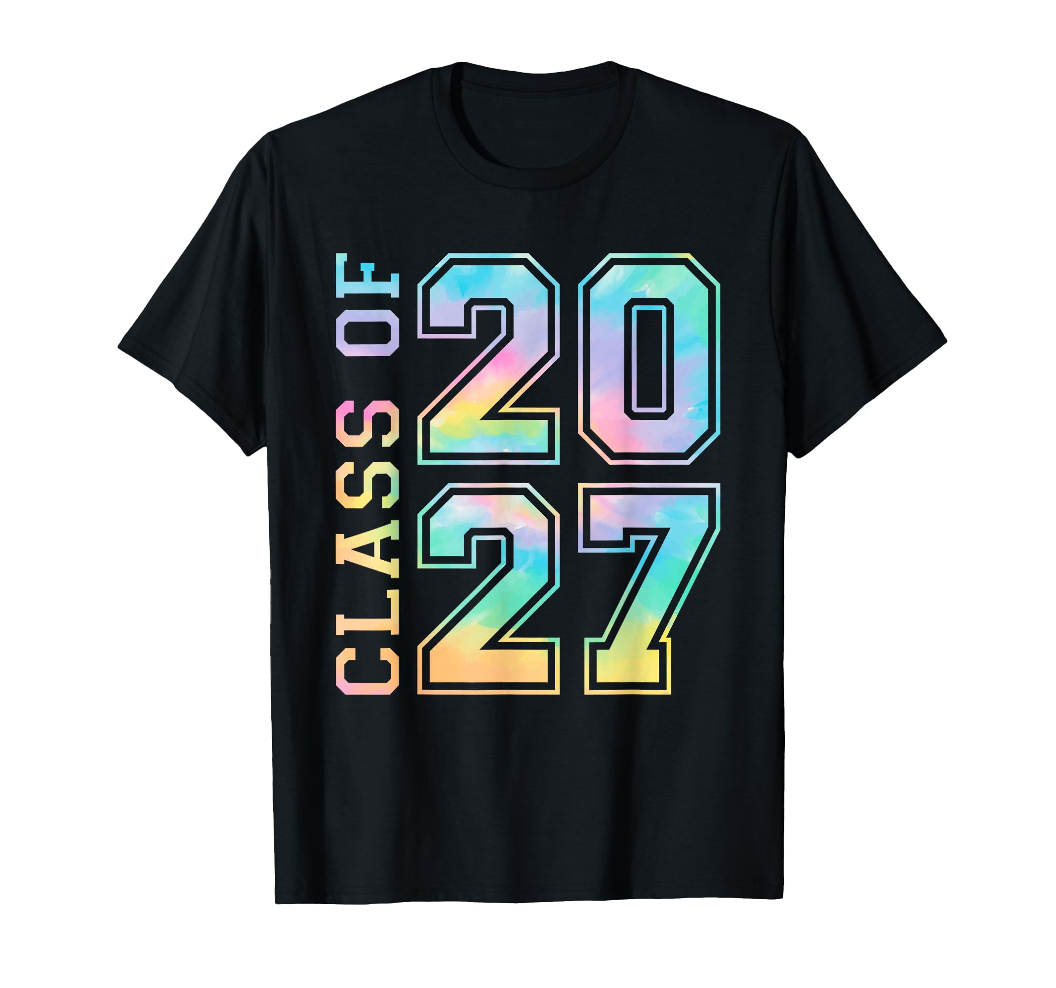 Senior 2027 Class 2027 Tie Dye T-Shirt - Fun Novelty Design Men Women - T-Shirt, Sweatshirt, Hoodie