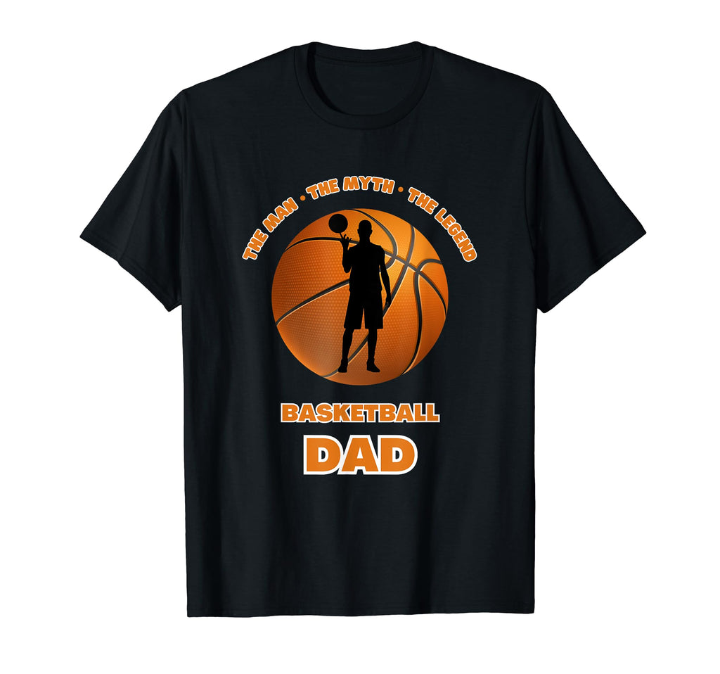Myth Legend Basketball Dad Fathers T-Shirt - Aesthetic Graphic Men Women - T-Shirt, Sweatshirt, Hoodie