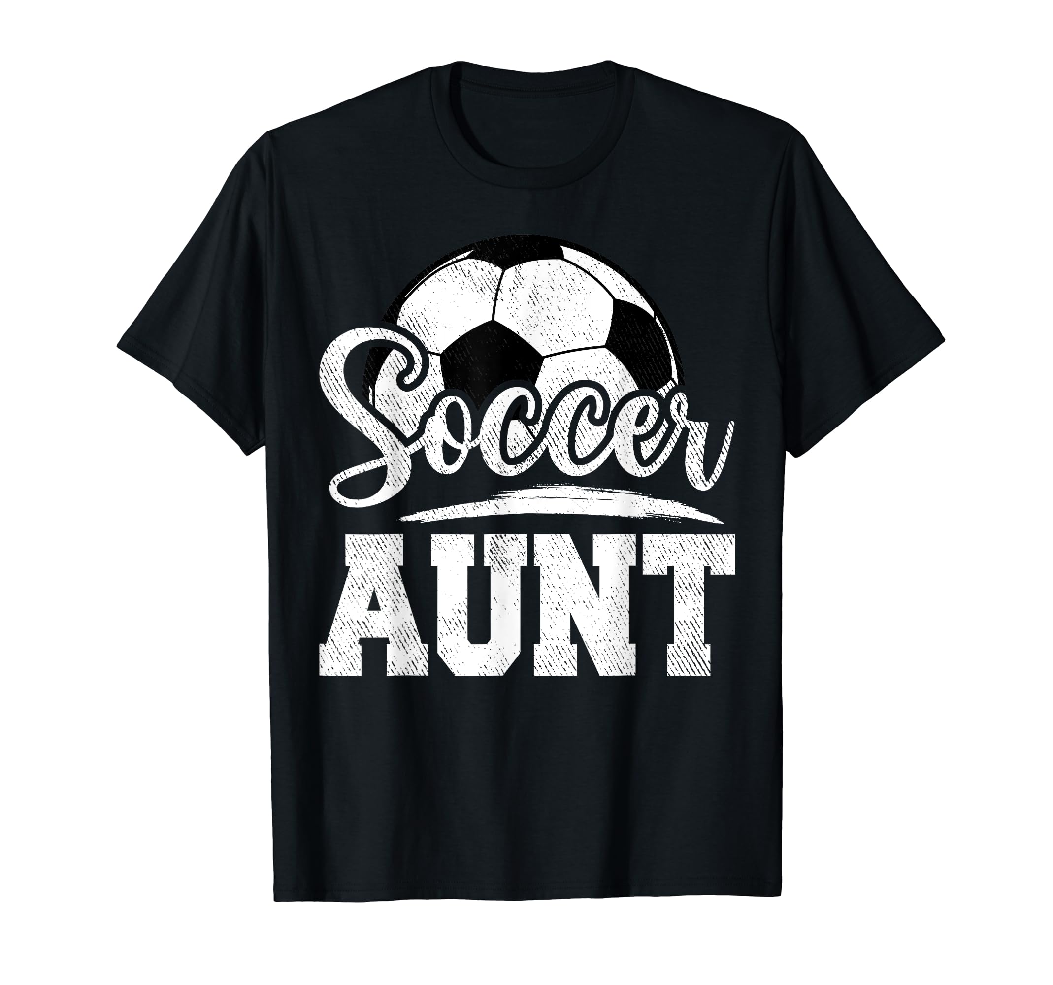 Soccer Aunt Soccer Player Game Day T-Shirt - Graphic Print for Adults - T-Shirt, Sweatshirt, Hoodie