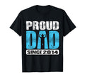 Proud Dad Since 2014 Father Dad 2014 T-Shirt - Trendy Graphic Men Women - T-Shirt, Sweatshirt, Hoodie