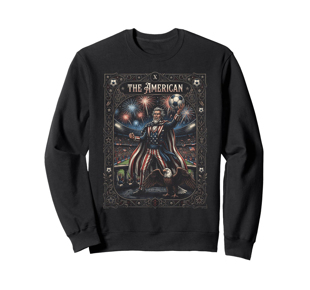 American Uncle Sam Soccer Eagle Sweatshirt - Trendy Graphic for Adults - T-Shirt, Sweatshirt, Hoodie