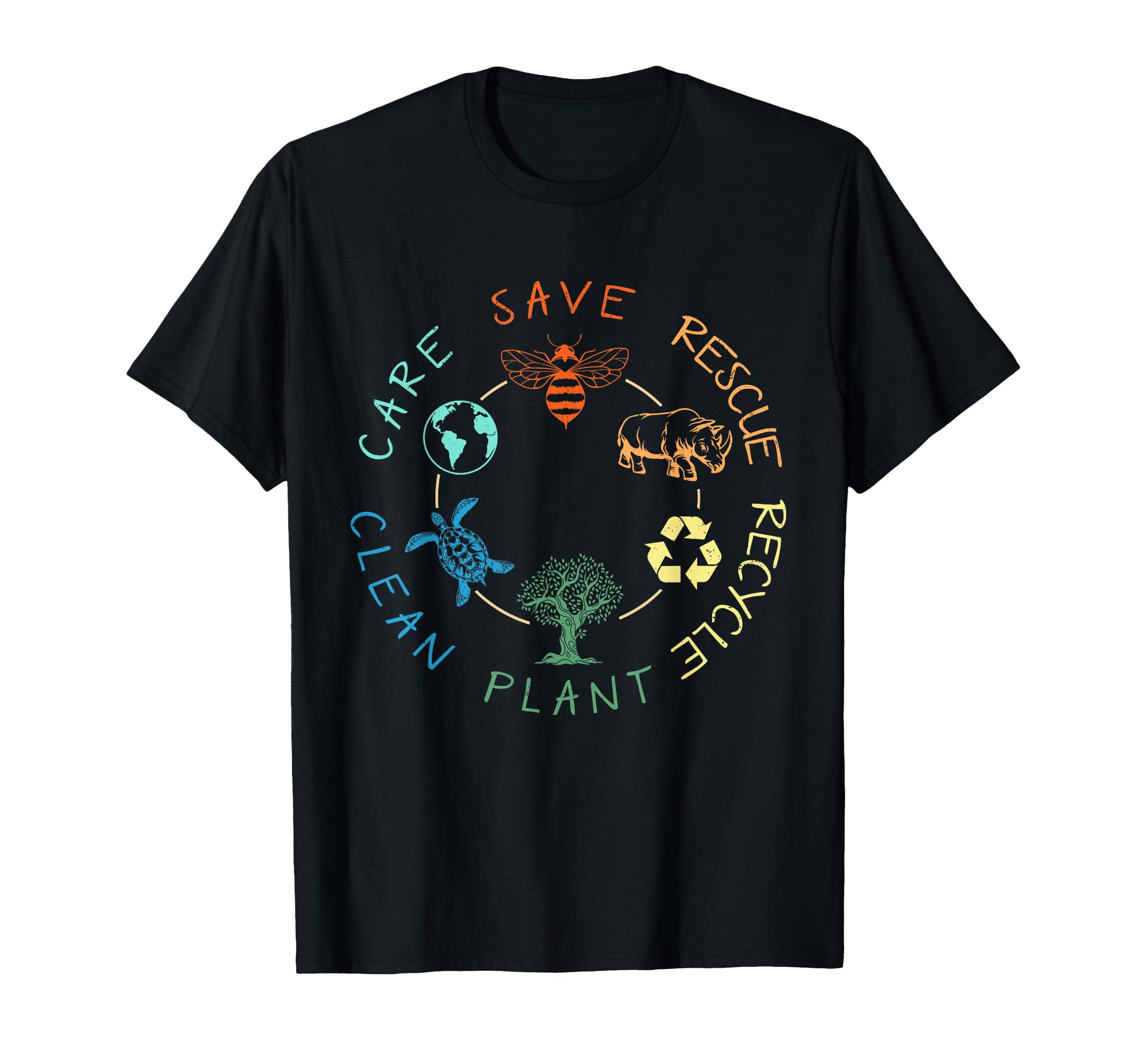 Save Bees Rescue Animals Recycle T-Shirt - Streetwear Style Men Women - T-Shirt, Sweatshirt, Hoodie