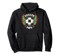 Soccer Papa Family Matching Dad Fathers Hoodie - Aesthetic Graphic Unisex - T-Shirt, Sweatshirt, Hoodie