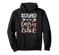 Squad Fairy One 1St Birthday Family Hoodie - Minimalist Print for Adults - T-Shirt, Sweatshirt, Hoodie