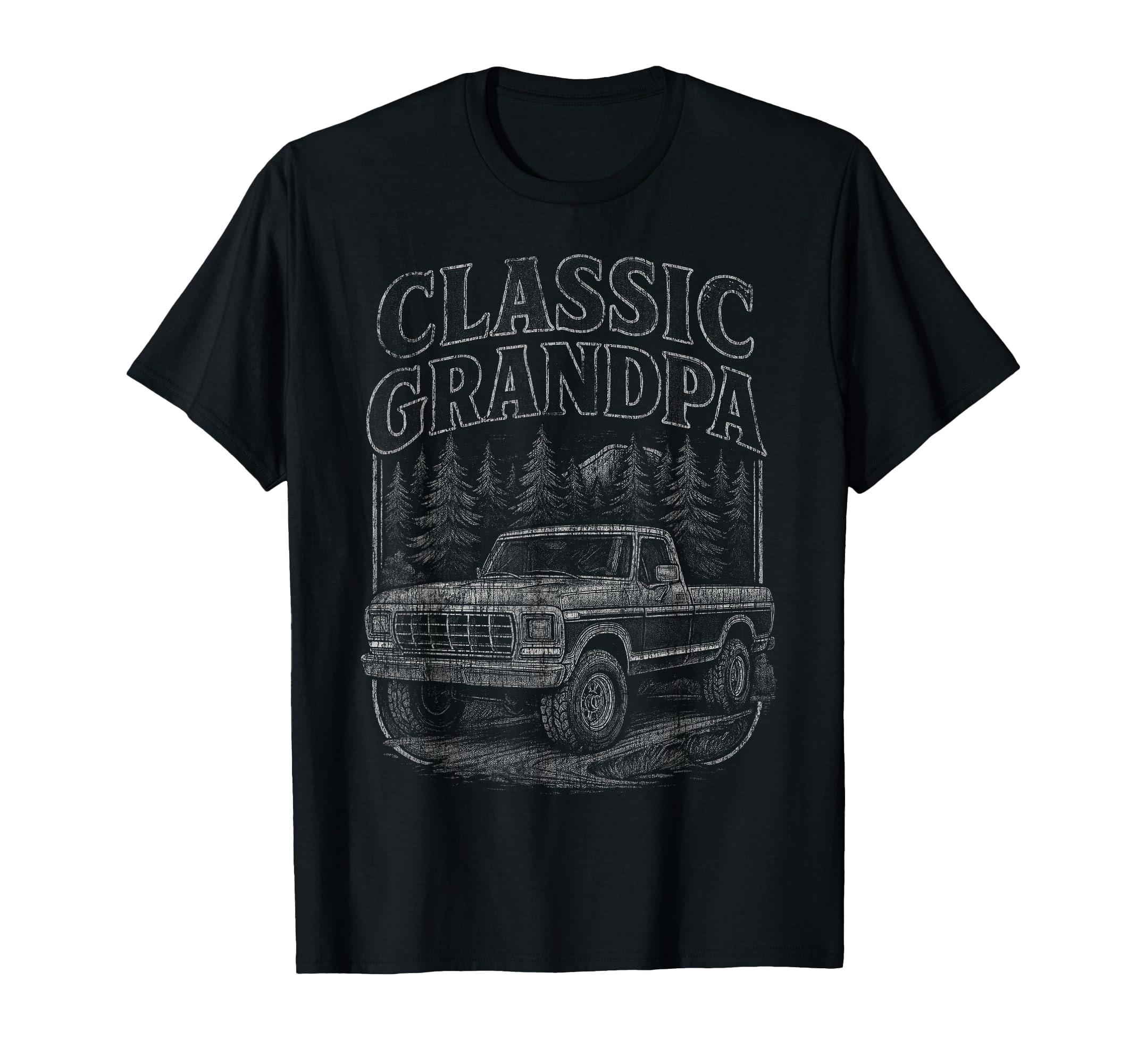 Funny Grandpa Truck Old Pickup T-Shirt - Fun Novelty Design for Adults - T-Shirt, Sweatshirt, Hoodie