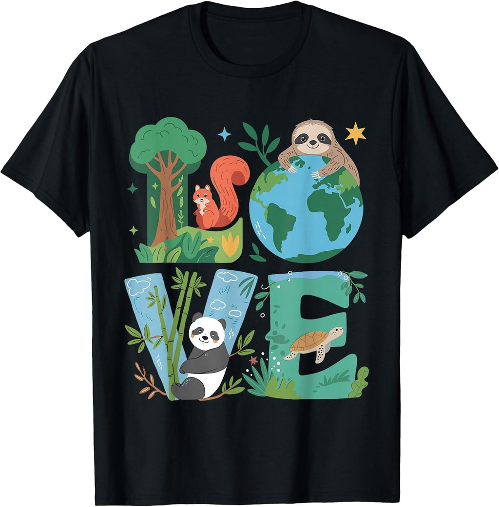 Love Earth Day Planet 2025 Anniversary Environmental - Adult & Kids T-Shirts, Sweatshirts & Hoodies apparel design preview 1