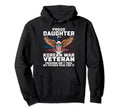 Proud Daughter Korean War Veteran Hoodie - Minimalist Print Men Women - T-Shirt, Sweatshirt, Hoodie