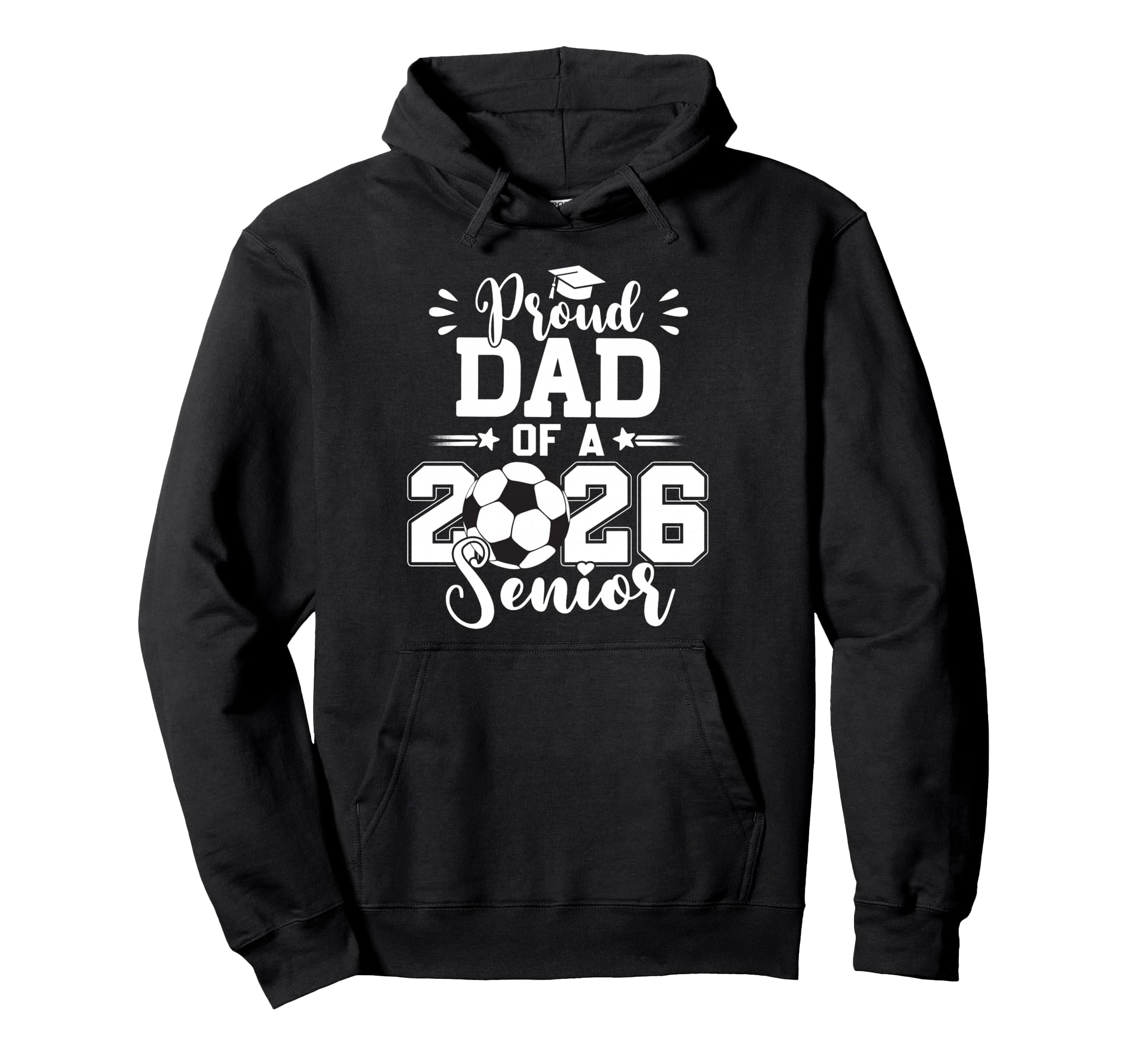 Proud Dad 2026 Senior Graduation Hoodie - Minimalist Print Men Women - T-Shirt, Sweatshirt, Hoodie