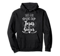 This Runs Jesus Soccer Hoodie - Minimalist Print for Adults - T-Shirt, Sweatshirt, Hoodie