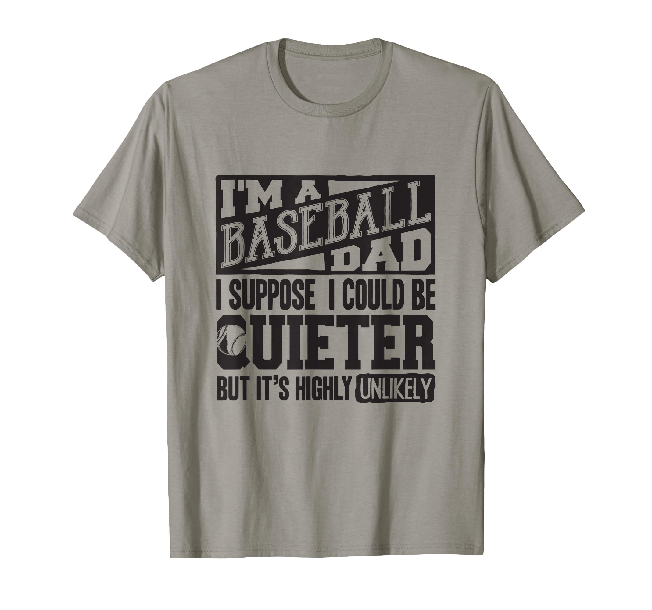 Baseball Dad Baseball Lover T-Shirt - Novelty Apparel for Adults - T-Shirt, Sweatshirt, Hoodie