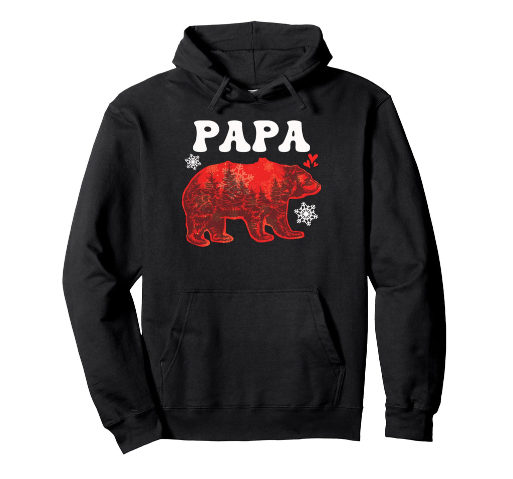 Papa Tree Bear Family Matching Hoodie - Fun Novelty Design for Adults - T-Shirt, Sweatshirt, Hoodie