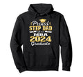 Proud Step Dad 2024 Class Mba Hoodie - Aesthetic Graphic for Adults - T-Shirt, Sweatshirt, Hoodie