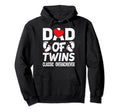 Dad Twins Overachiever Fathers Day Hoodie - Minimalist Print for Adults - T-Shirt, Sweatshirt, Hoodie