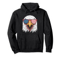 American Flag Patriotic Eagle 4Th Hoodie - Aesthetic Graphic for Adults - T-Shirt, Sweatshirt, Hoodie