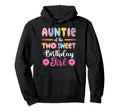 Auntie Two Sweet Birthday Donut 2Nd Hoodie - Novelty Apparel for Adults - T-Shirt, Sweatshirt, Hoodie