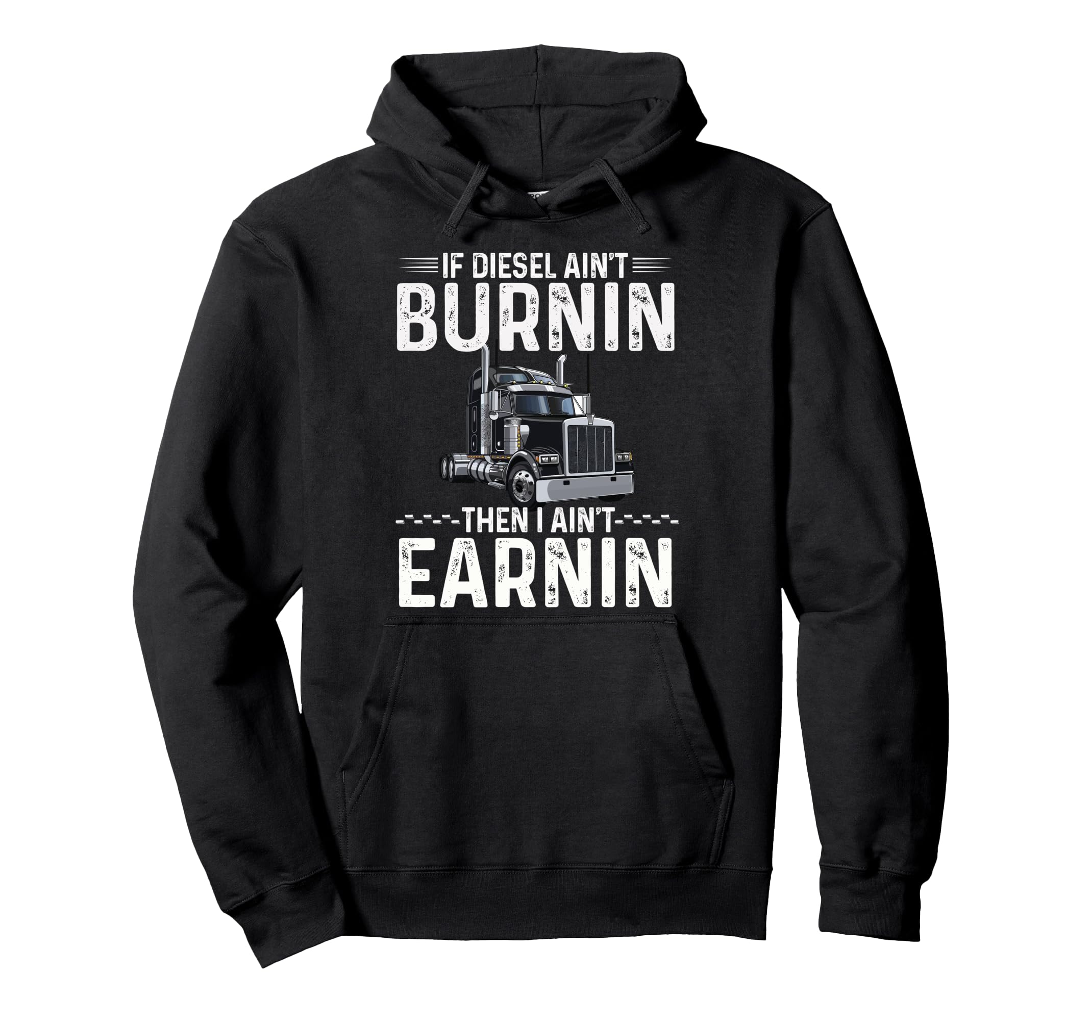 Best Truck Driver Art Dad Papa Hoodie - Fun Novelty Design Men Women - T-Shirt, Sweatshirt, Hoodie