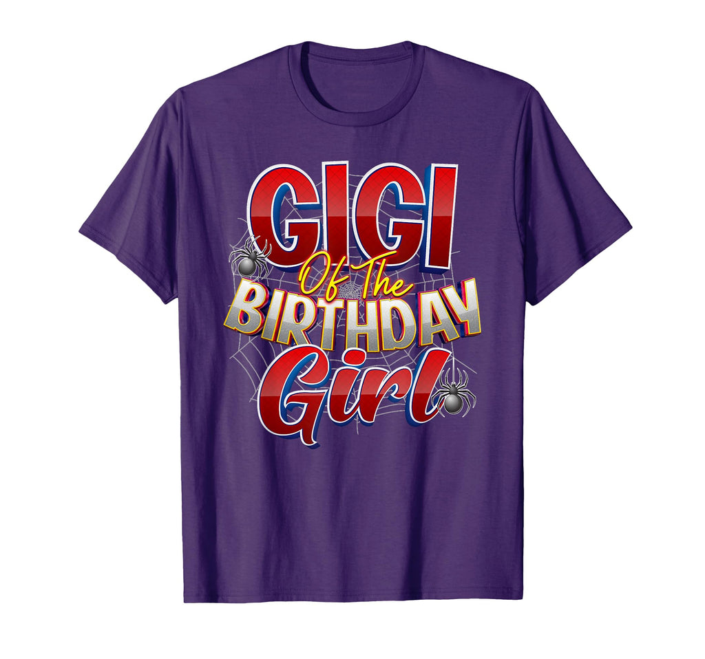 Spider Web Birthday Party Costume Gigi T-Shirt - Graphic Print Unisex - T-Shirt, Sweatshirt, Hoodie